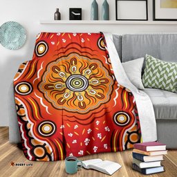 Aboriginal Premium Blanket Indigenous Art Patterns Ver01
