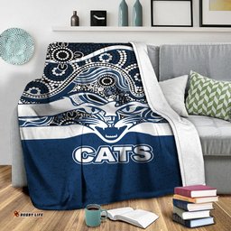Geelong Cats Indigenous Basic Style Flag Premium Blanket