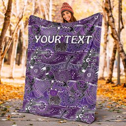 Custom Personalised Australian Boomerang Premium Blanket Indigenous Australia Graceful