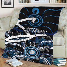 Adelaide Strikers Premium Blanket Cricket Dot Aboriginal