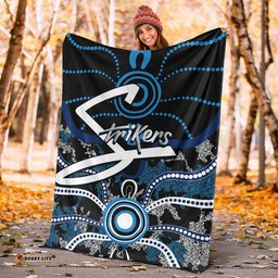 Adelaide Strikers Premium Blanket Cricket Dot Aboriginal