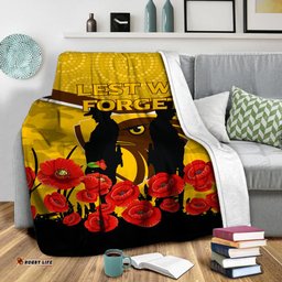 Hawks ANZAC Day Blanket Indigenous Art