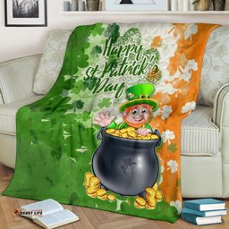 Ireland Celtic Premium Blanket Happy Saint Patrick s Day