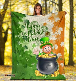 Ireland Celtic Premium Blanket Happy Saint Patrick s Day