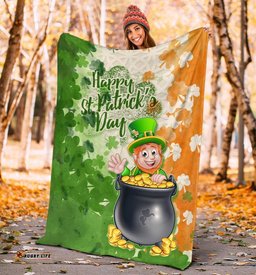 Ireland Celtic Premium Blanket Happy Saint Patrick s Day