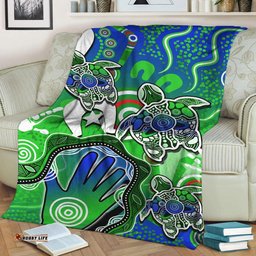 Aboriginal NAIDOC Turtle Premium Blanket Torres Strait Islanders