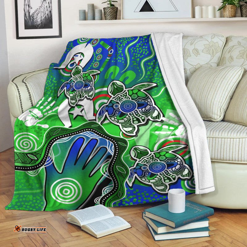 Aboriginal NAIDOC Turtle Premium Blanket Torres Strait Islanders