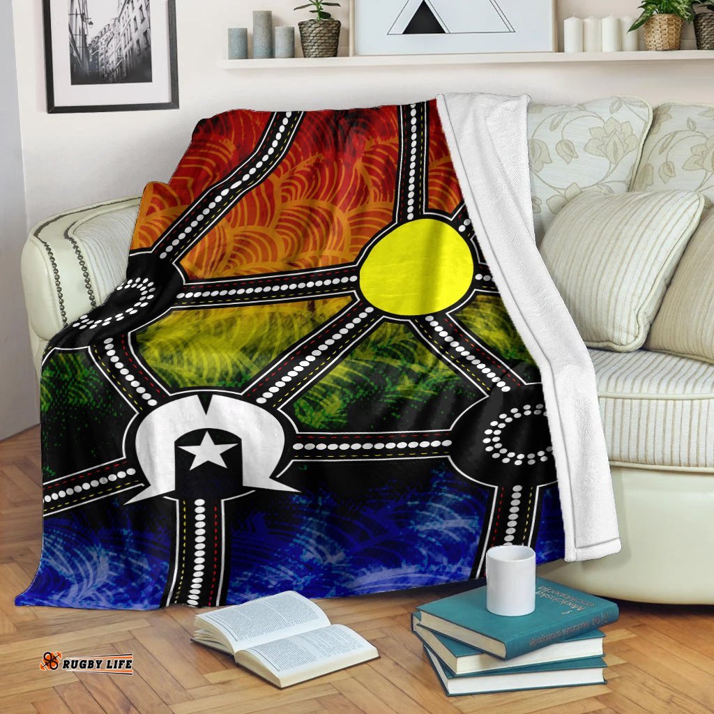 NAIDOC Week Premium Blanket, Aboriginal Geometric Style