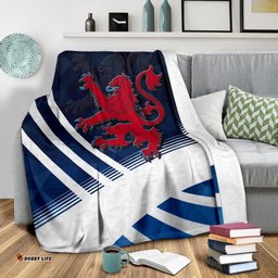 Scotland Celtic Premium Blanket Scottish Flag Lion Polygon Style