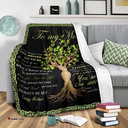 Celtic Mother s Day Premium Blanket To My Mom