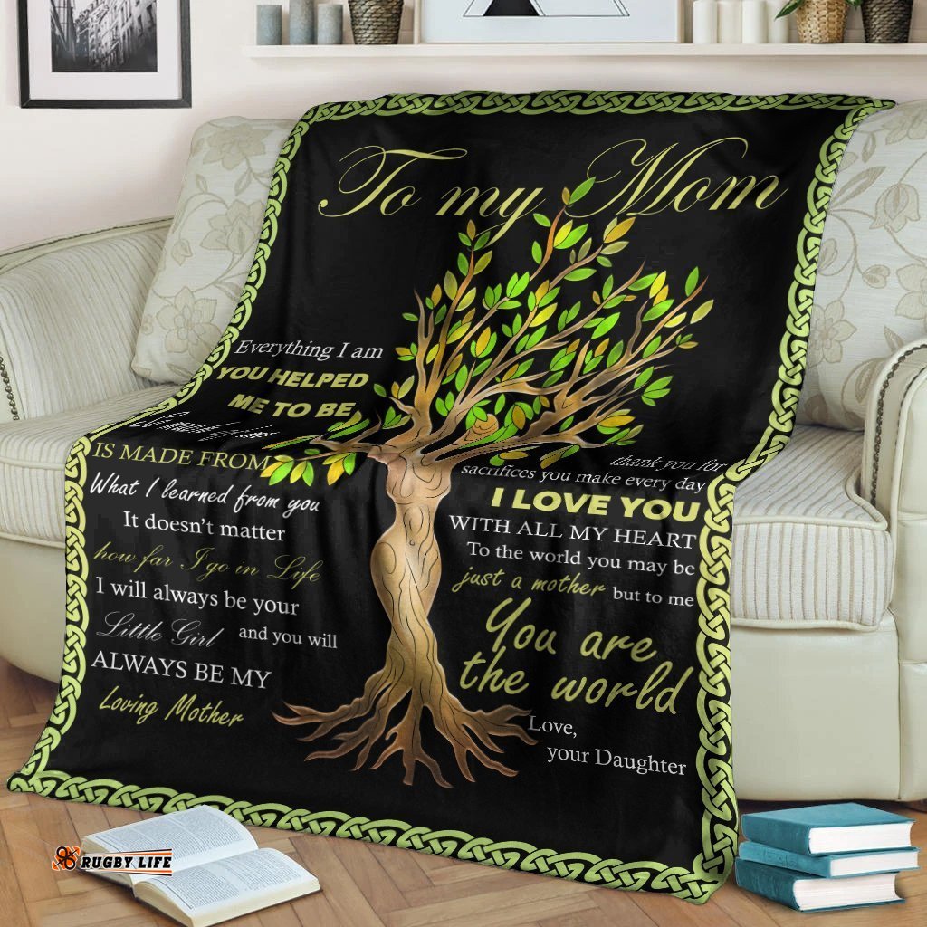 Celtic Mother s Day Premium Blanket To My Mom