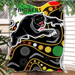 Penrith Panthers Blanket Panther With Colors NAIDOC Patterns