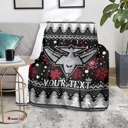 Custom Bombers Football Blanket Christmas Vibe 07