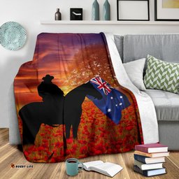 ANZAC Day Premium Blanket Lest We Forget Ver01
