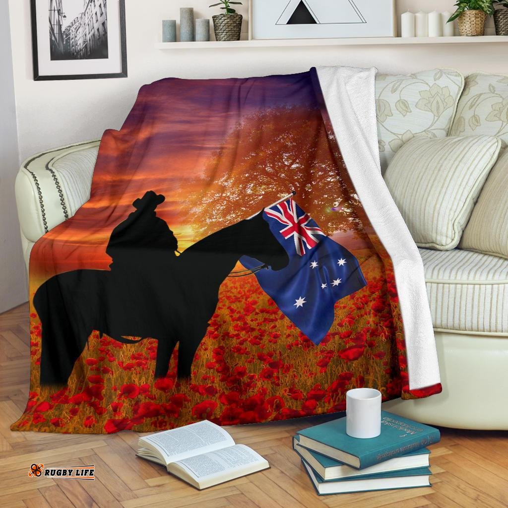 ANZAC Day Premium Blanket Lest We Forget Ver01
