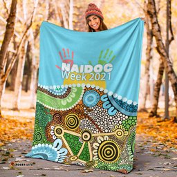NAIDOC Week Premium Blanket Aboriginal Art