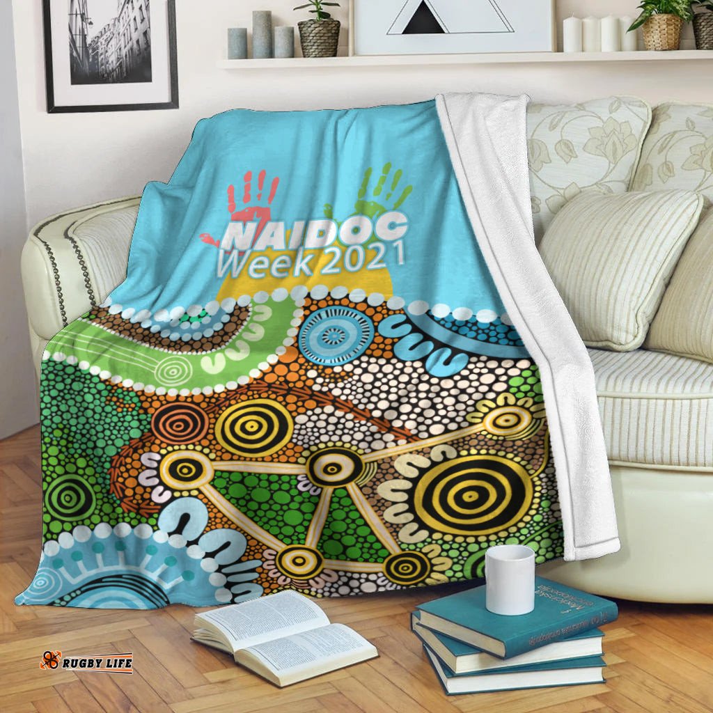 NAIDOC Week Premium Blanket Aboriginal Art