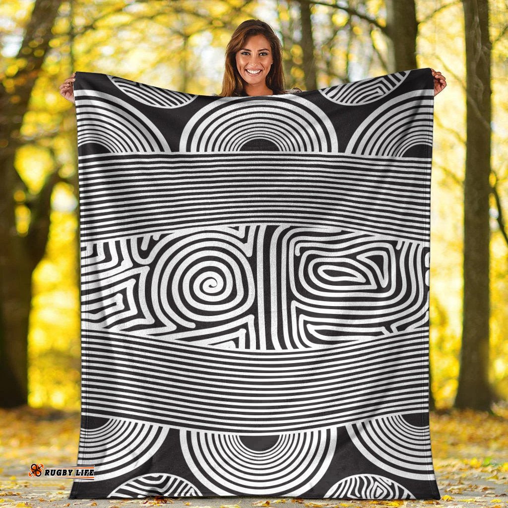 Australia Aboriginal Premium Blanket Indigenous Symbol Dot Painting Art Ver 3