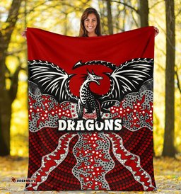 Dragons Premium Blanket St. George Aboriginal 04