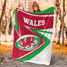 Wales Rugby Premium Blanket Celtic Welsh Rugby Ball