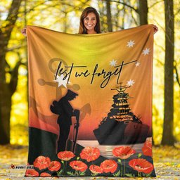 ANZAC Day Navy Soldier Premium Blanket