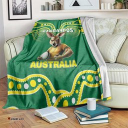 Australia Rugby Custom Blanket Kangaroos Make History Pacific Champions