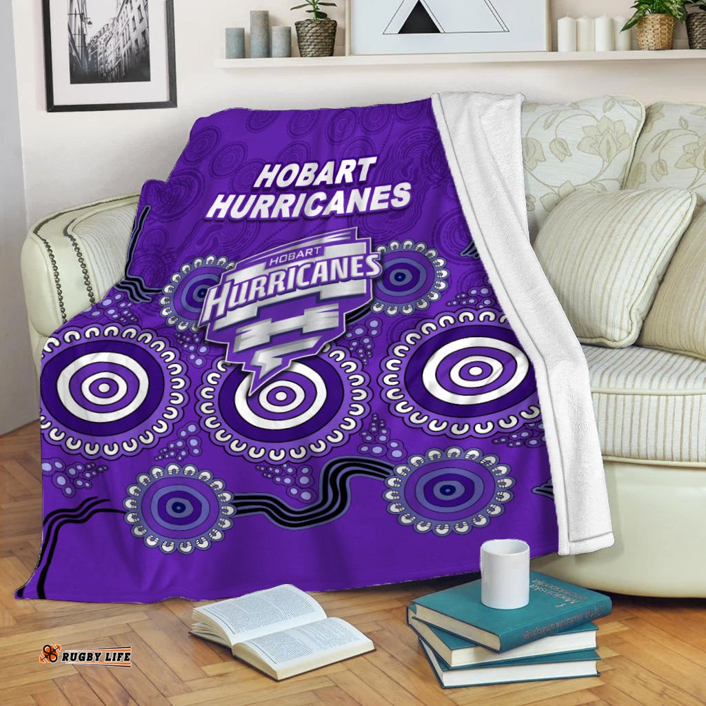 Hobart Hurricanes Aboriginal Cricket Blanket