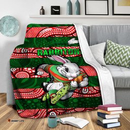 Rabbitohs Rugby The Bunnies Aboriginal Blanket