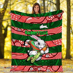 Rabbitohs Rugby The Bunnies Aboriginal Blanket