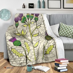Scotland Luxury Scottish Thistle Blanket