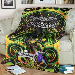 Penrith Panthers Premium Blanket Indigenous Premiers The King