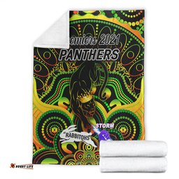 Penrith Panthers Premium Blanket Indigenous Premiers The King