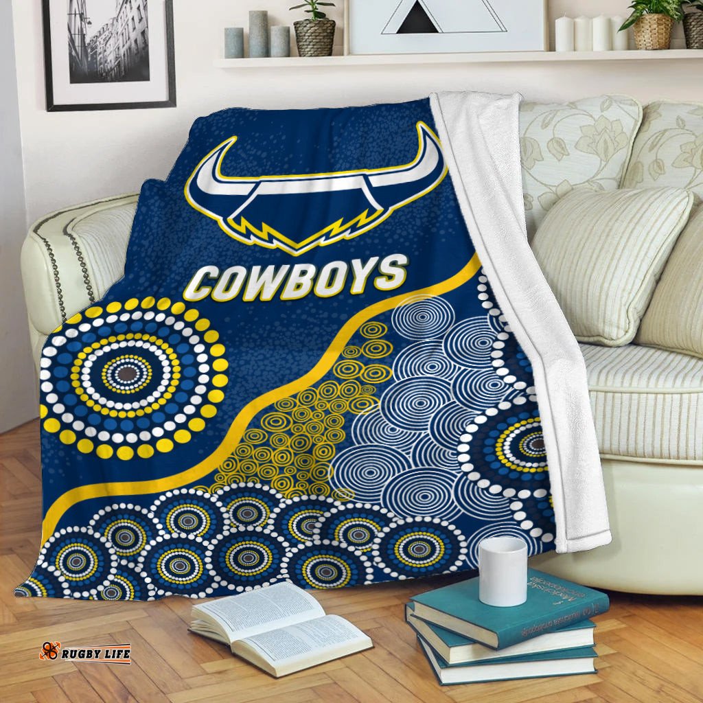 Panthers Rugby Aboriginal Art Blanket 03