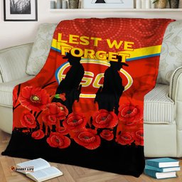 Gold Coast Suns ANZAC Day Blanket Indigenous Art