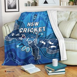 New South Wales Cricket Premium Blanket NSW Aboriginal Art
