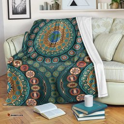 Aboriginal Blanket Aboriginal Earth Dot Painting