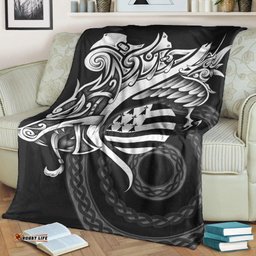 Brittany Celtic Premium Blanket Fury Dragon Celt