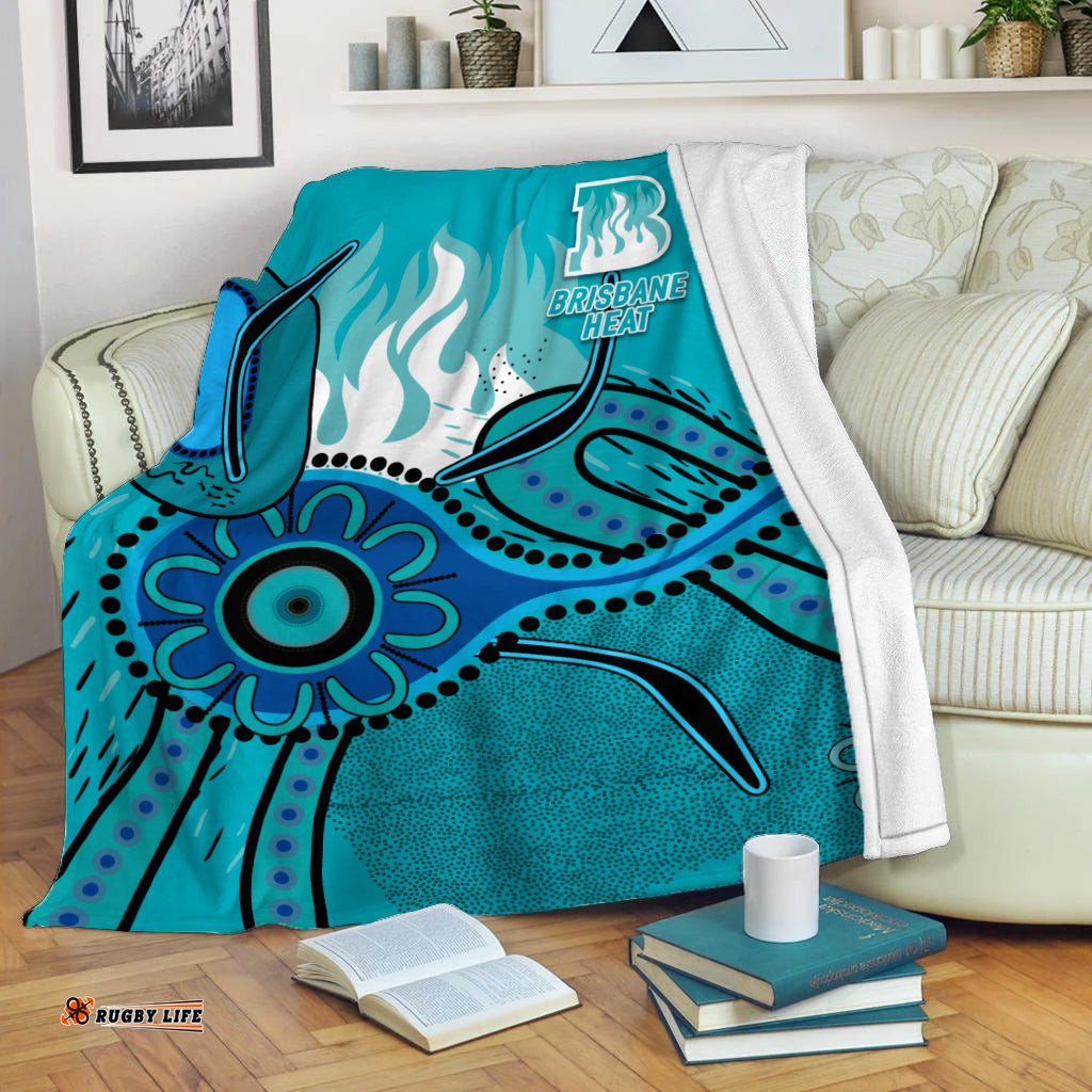 Brisbane Heat Aboriginal Cricket Blanket