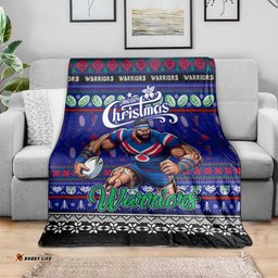 New Zealand Warriors Rugby Xmas Blanket Australia NRL Mascot