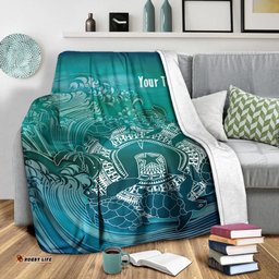 customaboriginal premium blanket torres strait islands in wave
