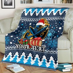 Custom Titans Rugby Blanket Chirstmas Vibe