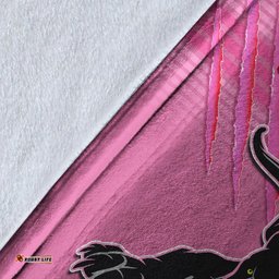 Custom Personalised Panthers Proud Premium Blanket Back to Back Premiers Version 02 Pink