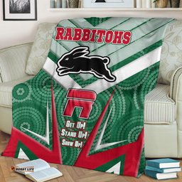 South Sydney Rabbitohs Naidoc Sporty Style Premium Blanket