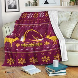 brisbane broncos blanket christmas ugly