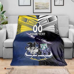 Custom DragonsCowboys Combine StormWarriors Blanket Sport Style Version 01