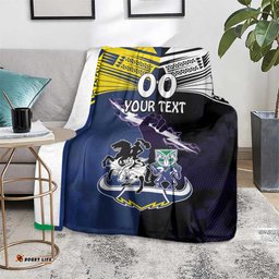 Custom DragonsCowboys Combine StormWarriors Blanket Sport Style Version 01
