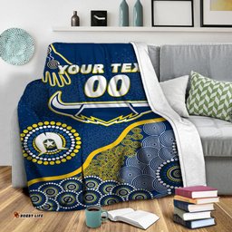 Custom Personalised Cowboys Rugby NAIDOC Aboriginal Blanket
