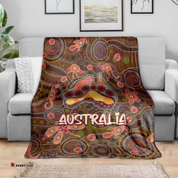 Animal Australia Aboriginal Art Blanket