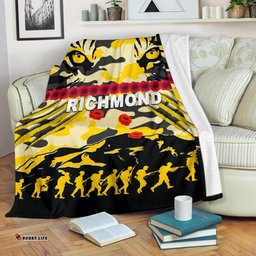richmond tigers premium blanket anzac day country style