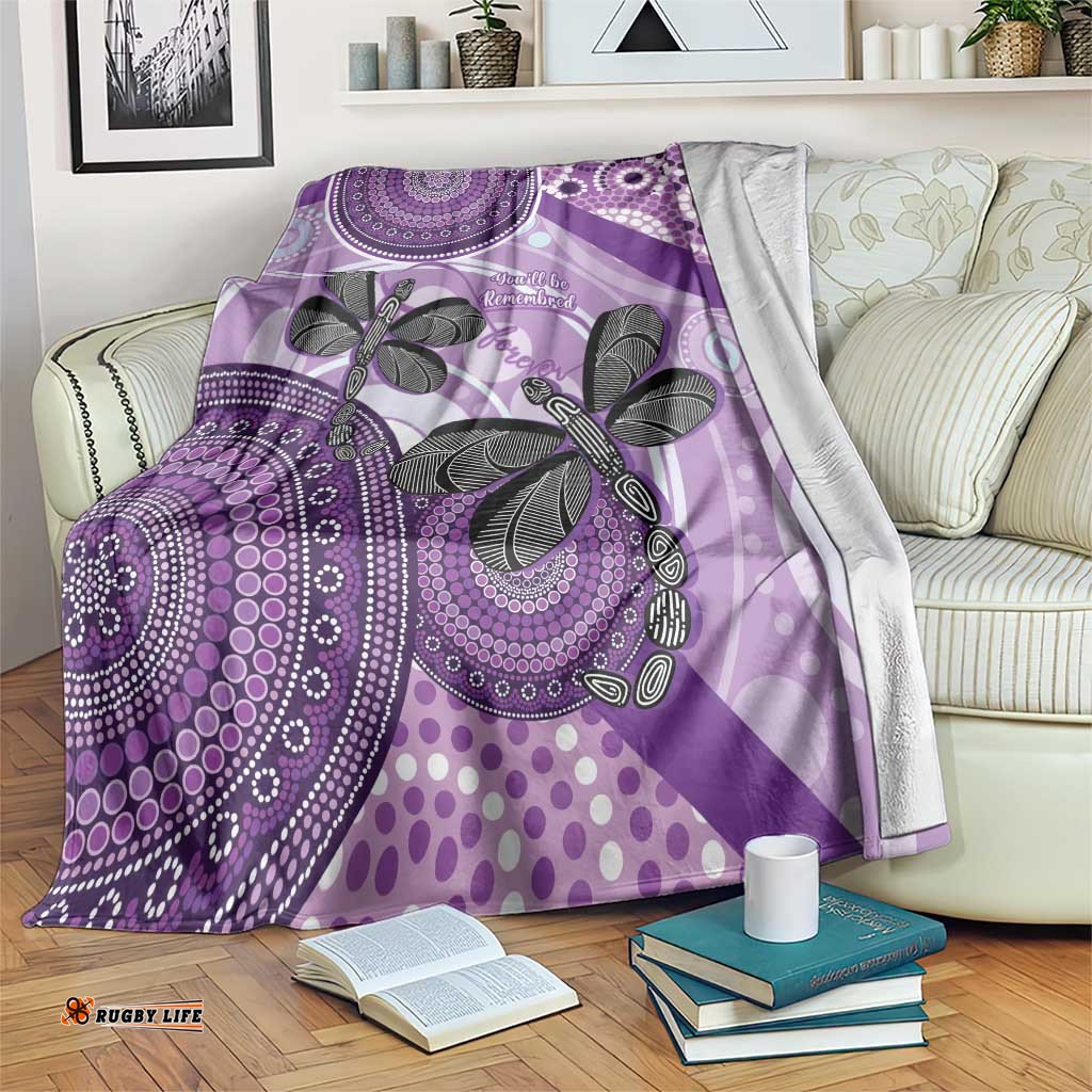 Memorial Australia Blanket You Will Be Remembered Aboriginal Art